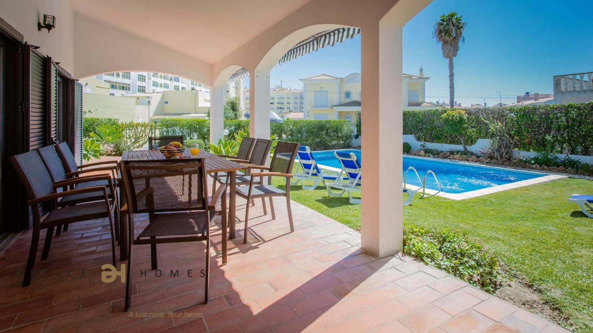 Greice Homes-650 Meters From The Beach, 4 Bedrooms Villa For Holidays In Vilamoura-Quarteira Buitenkant foto